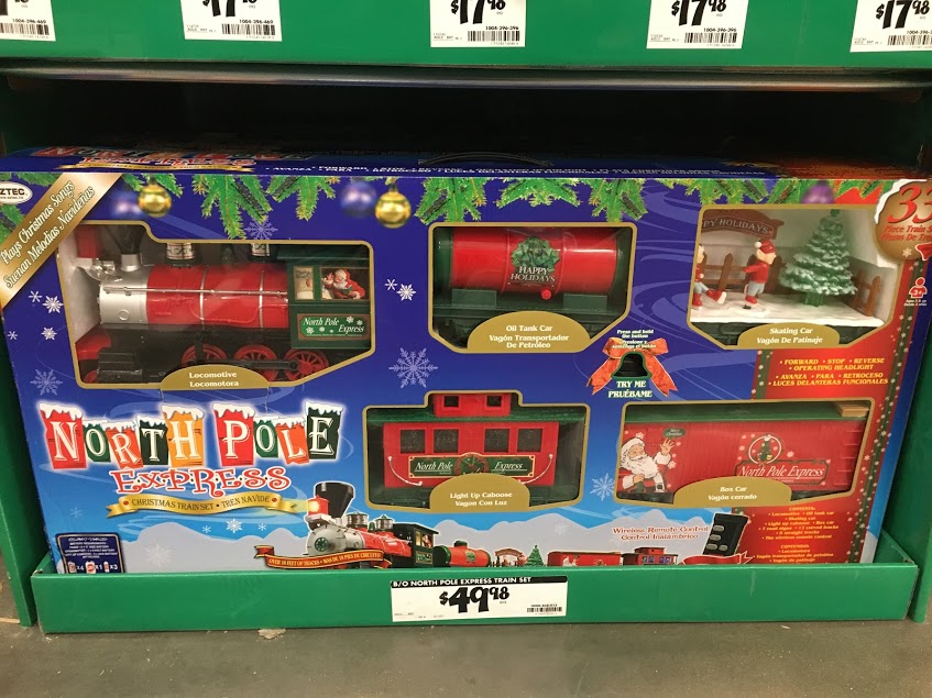 Eztec G Gauge NORTH POLE EXPRESS COAL TENDER Scientific Toy Christmas Tree Train 