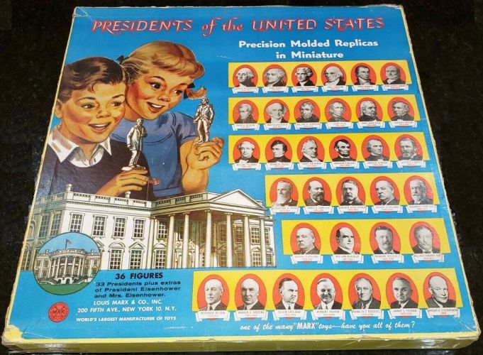 PRESIDENT FDR Vintage 1960s Marx Presidents 2.5" Figure 