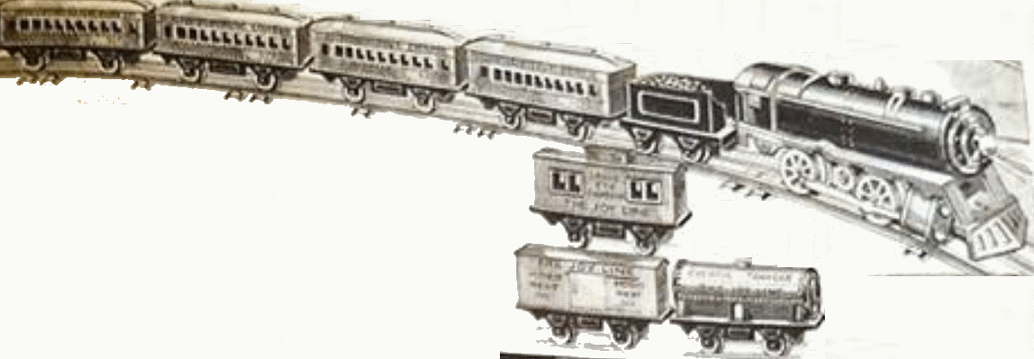 Details about   Vintage MARX Train Cars Circa 1940"s **YOU PICK** O-Guage Pg61B 