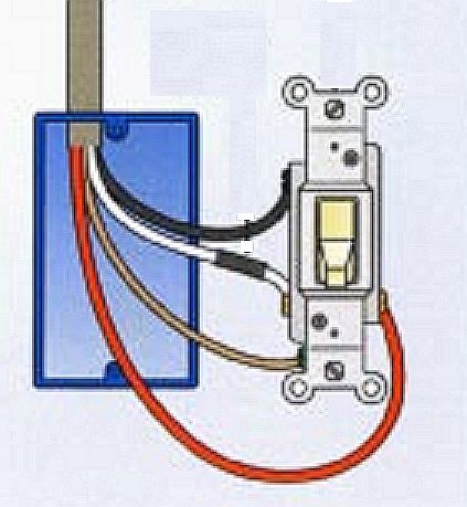 Connect The Red Wire To A Light Switch, What Does The Red Wire Mean When Installing A Ceiling Fan