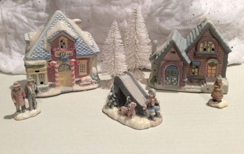 Dollar store Christmas village scale - The Silicon Underground