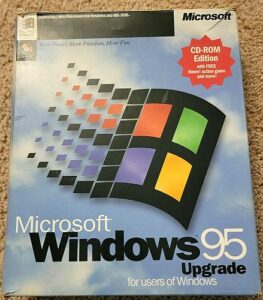 Windows 95 released August 24, 1995